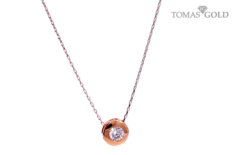 Auksinė grandinėlė su cirkoniu