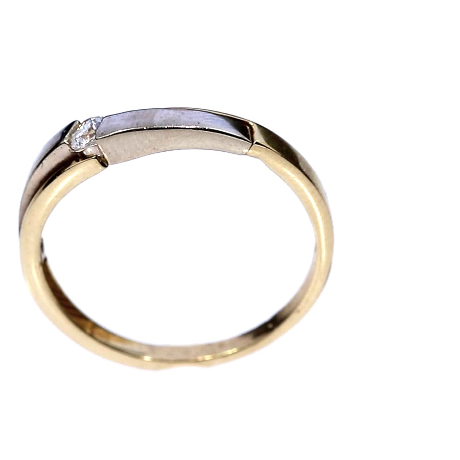 Auksinis žiedas su cirkoniu